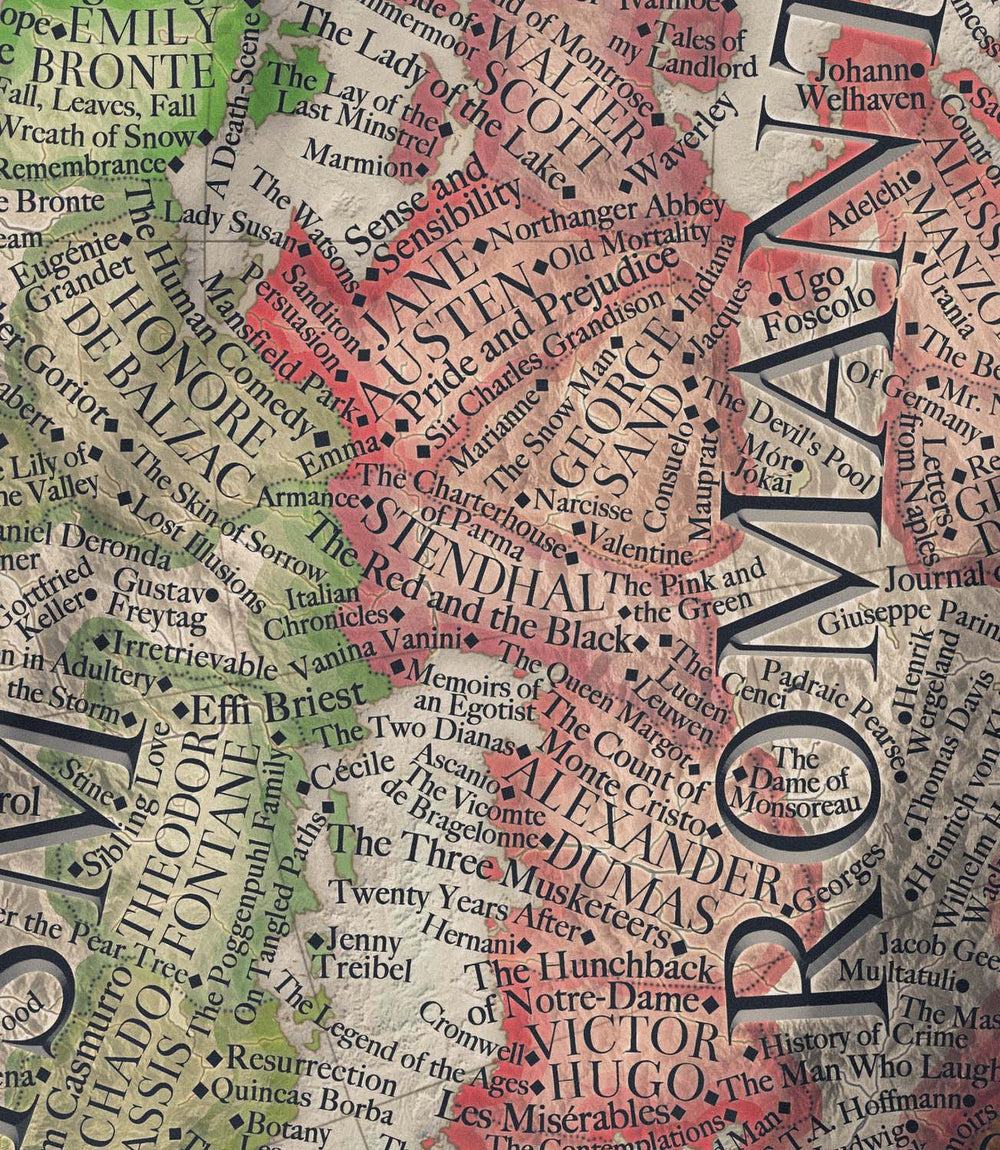 Great writers get their own countries.