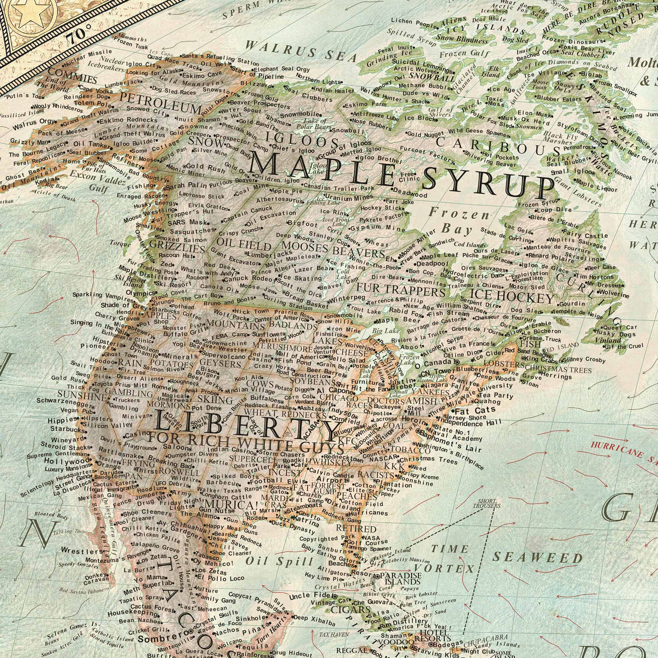 Map of the Stereotypes