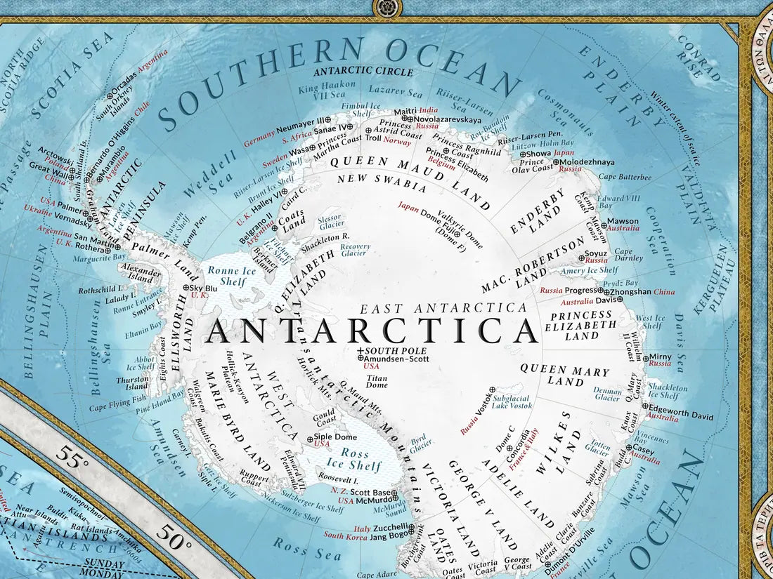 Antarctic projection